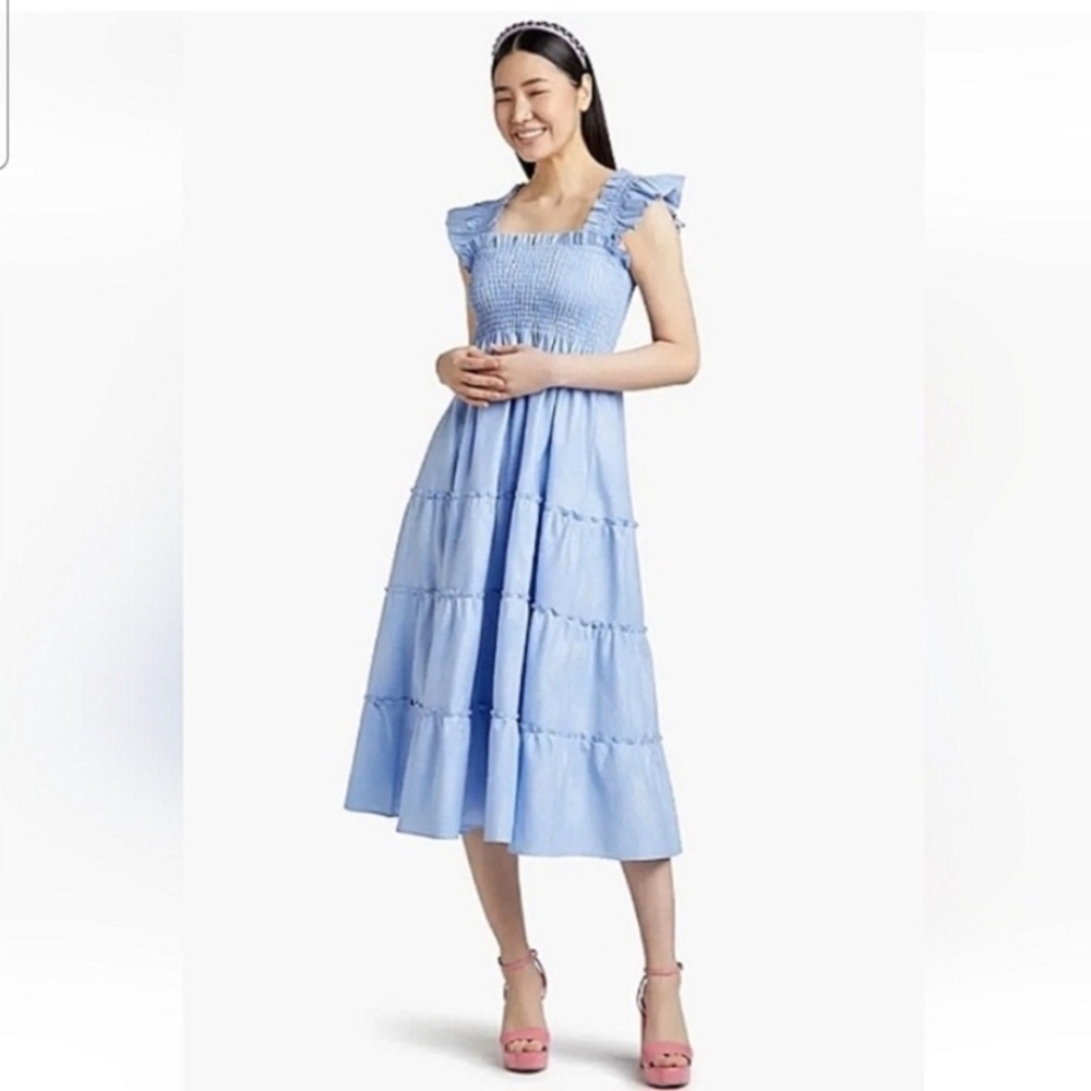 Hill House Glitter Blue Nap Dress